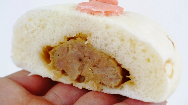 Illustration for article titled Hello Kitty Meat Buns Don't Look So Cute When Sliced in Half